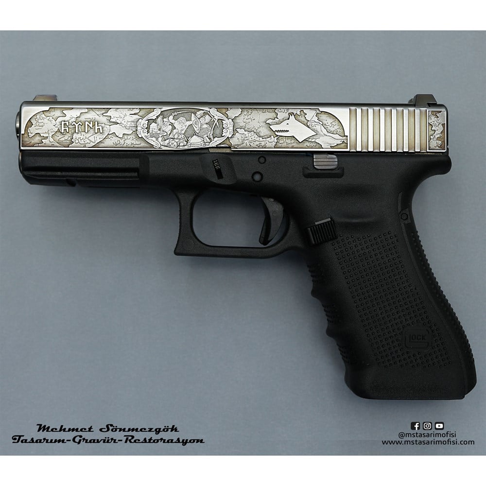 Glock 19 Gravür // Büyük Turan Devleti