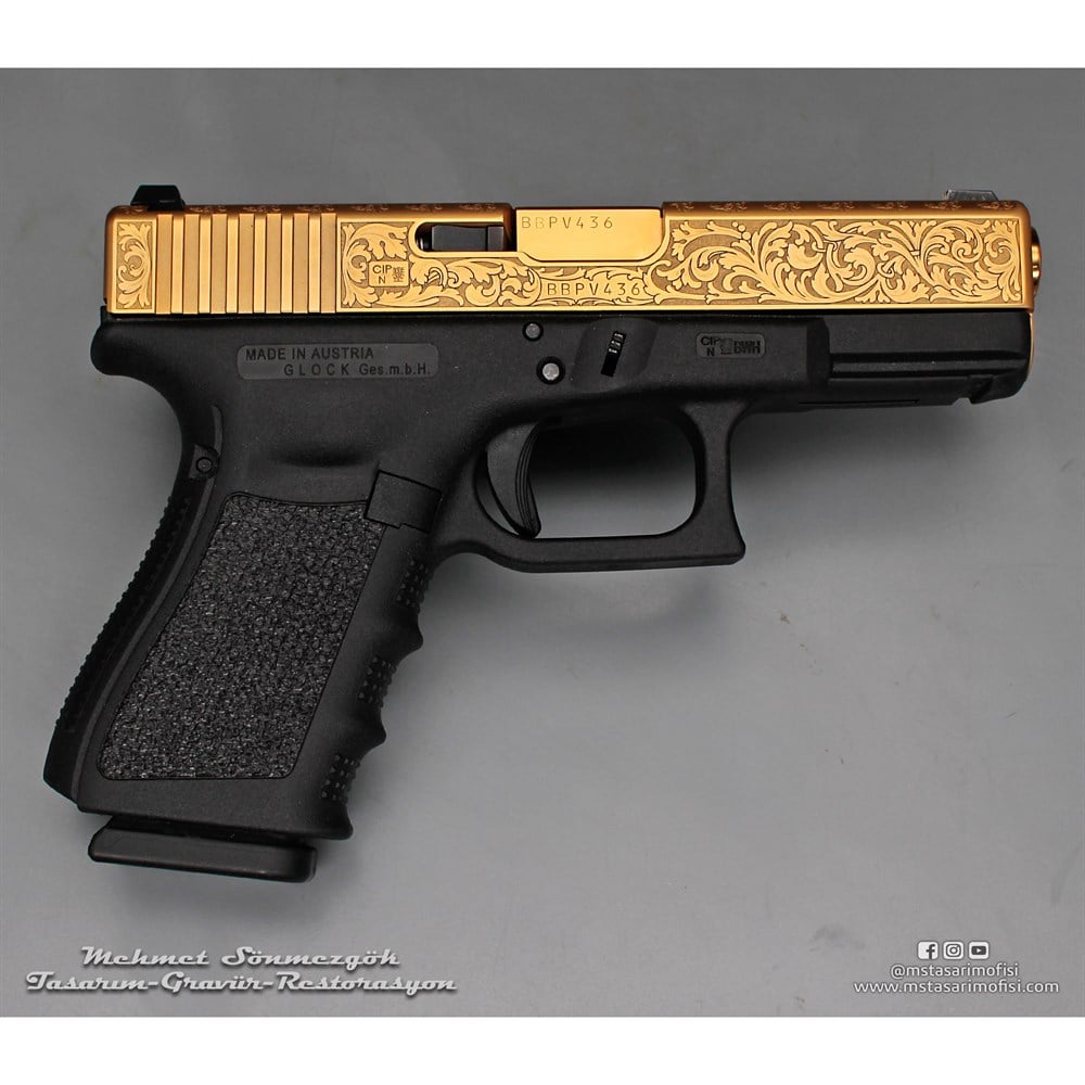 Glock 19 Gravür // Gravür Model 10