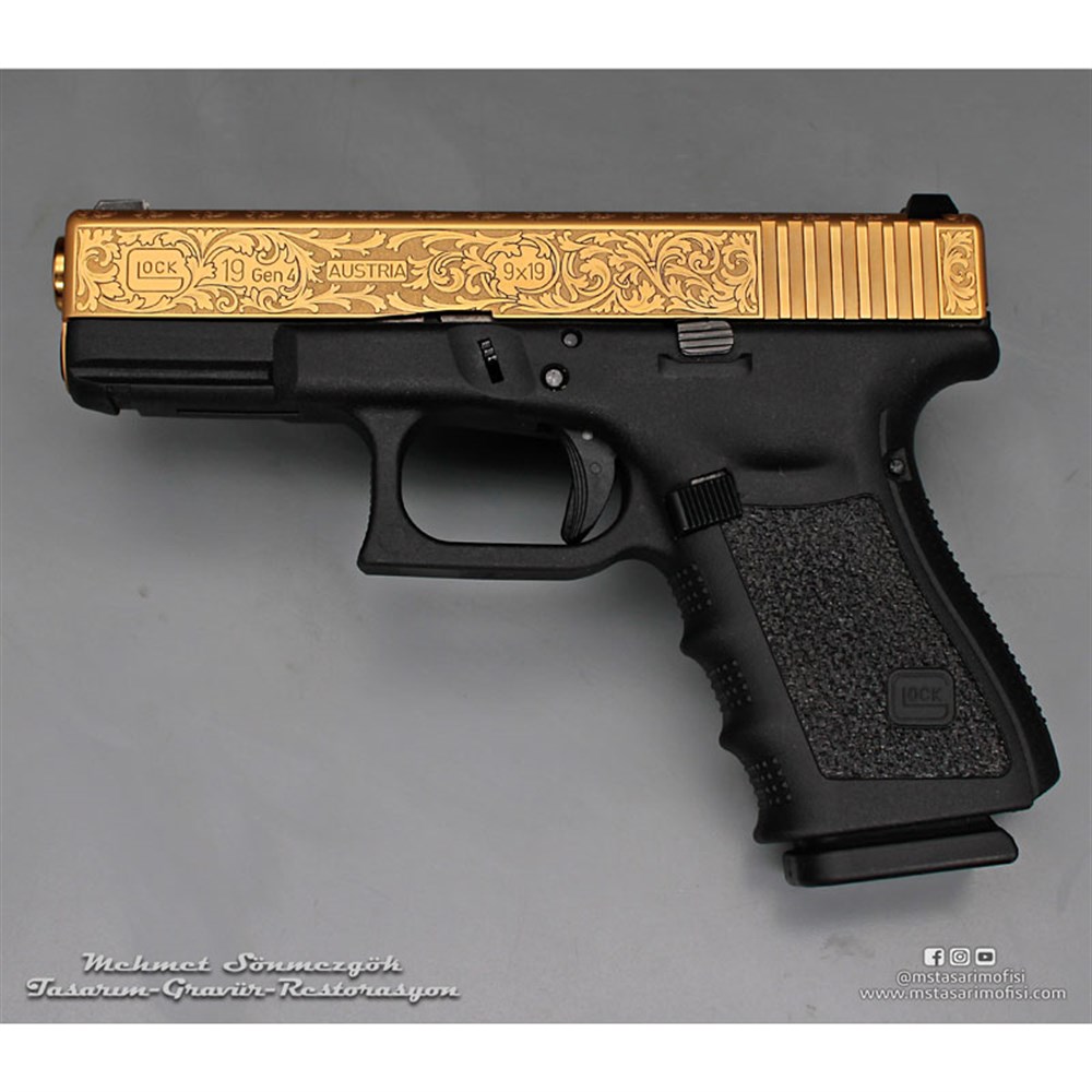 Glock 19 Gravür // Gravür Model 10