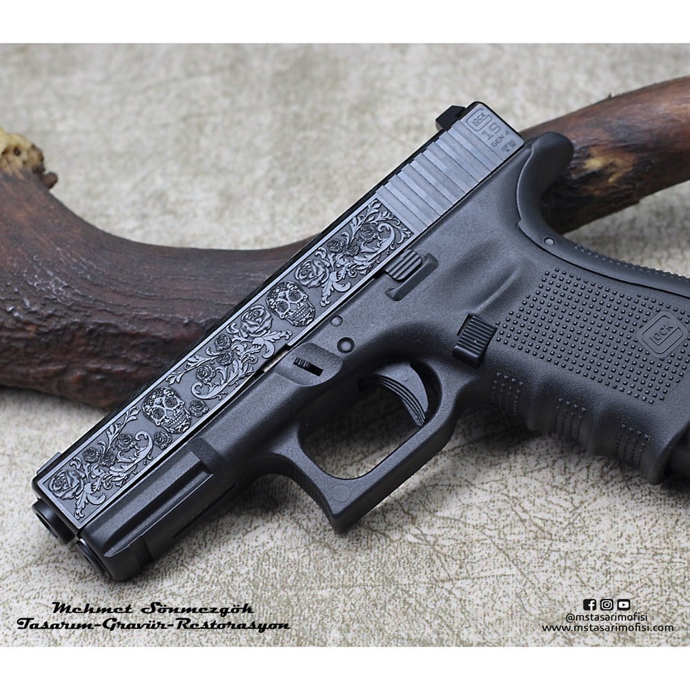 Glock 19 Gravür // Kurukafa