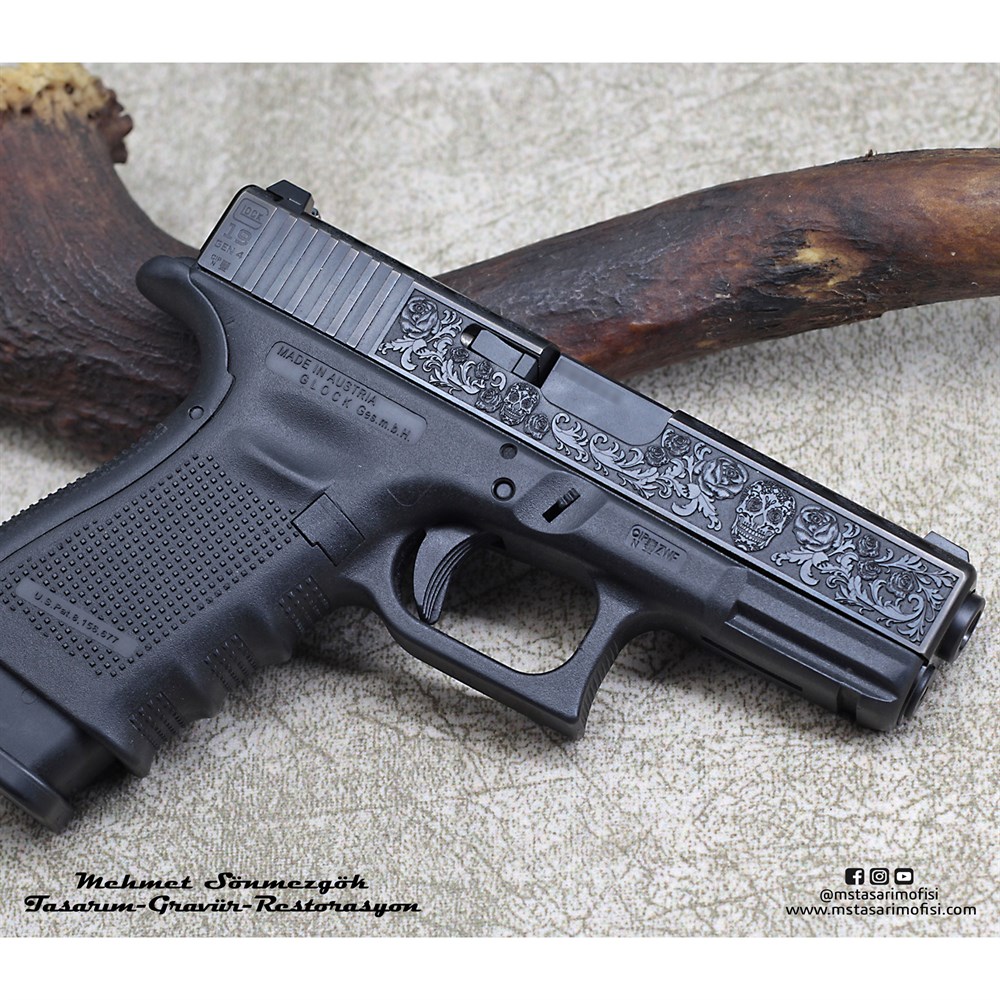 Glock 19 Gravür // Kurukafa