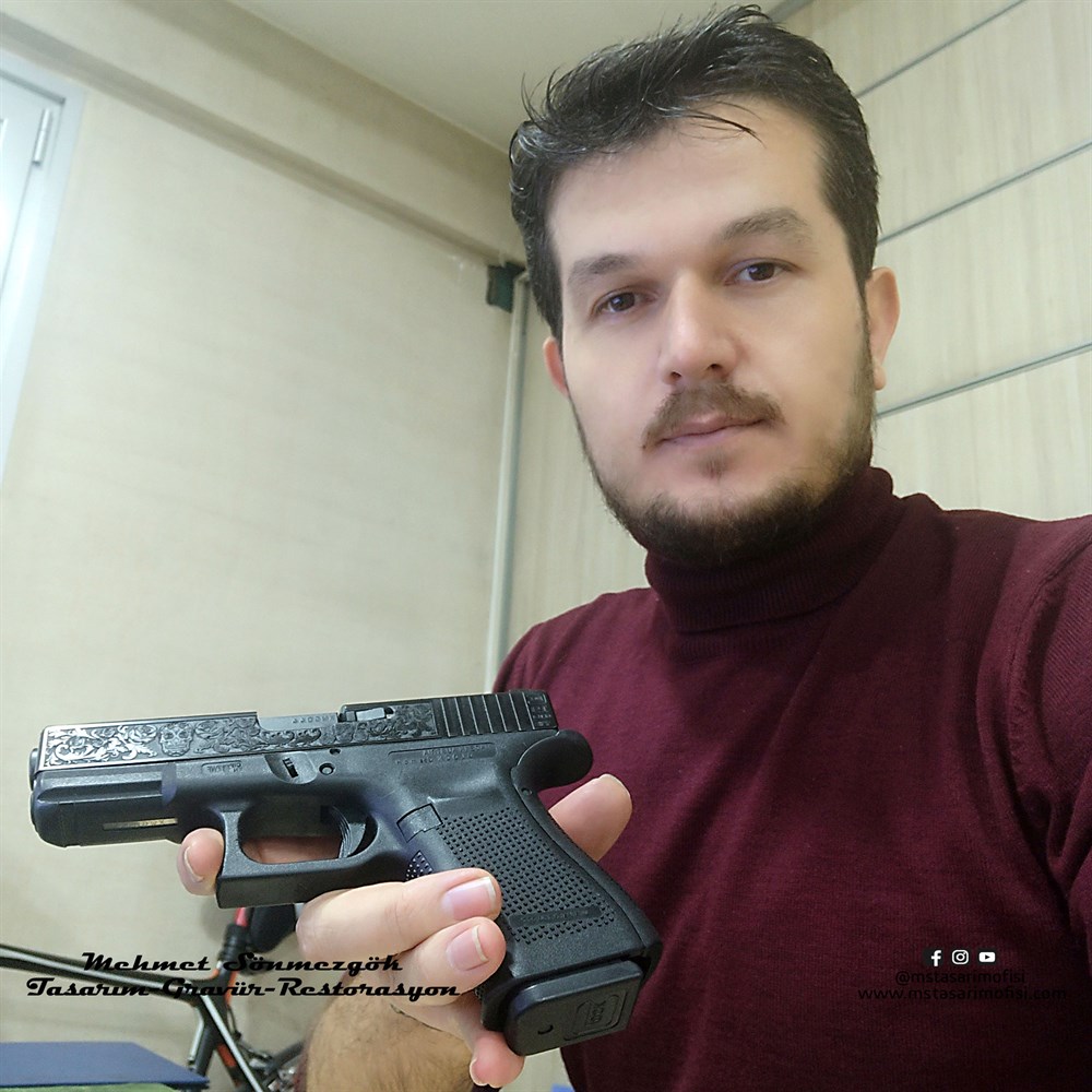 Glock 19 Gravür // Kurukafa