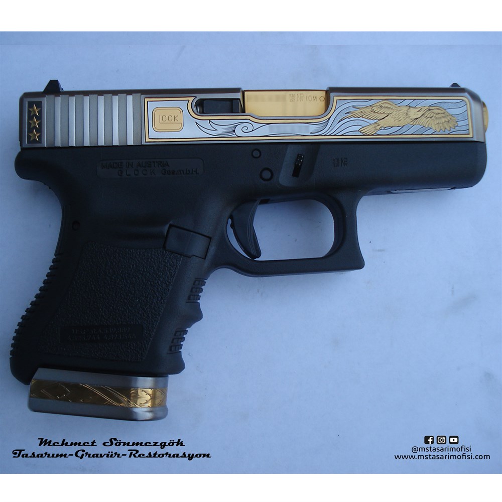Glock 19 Gravür // Özgürlük Heykeli
