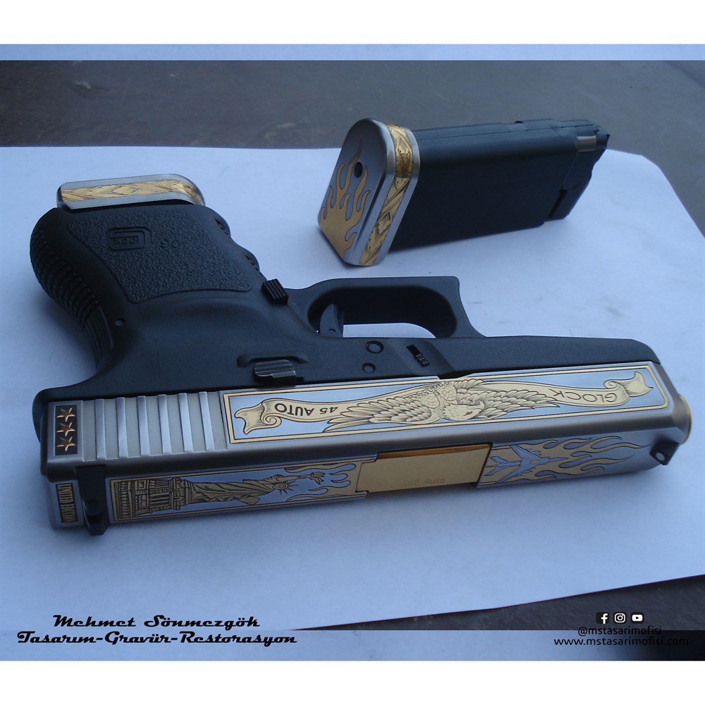Glock 19 Gravür // Özgürlük Heykeli