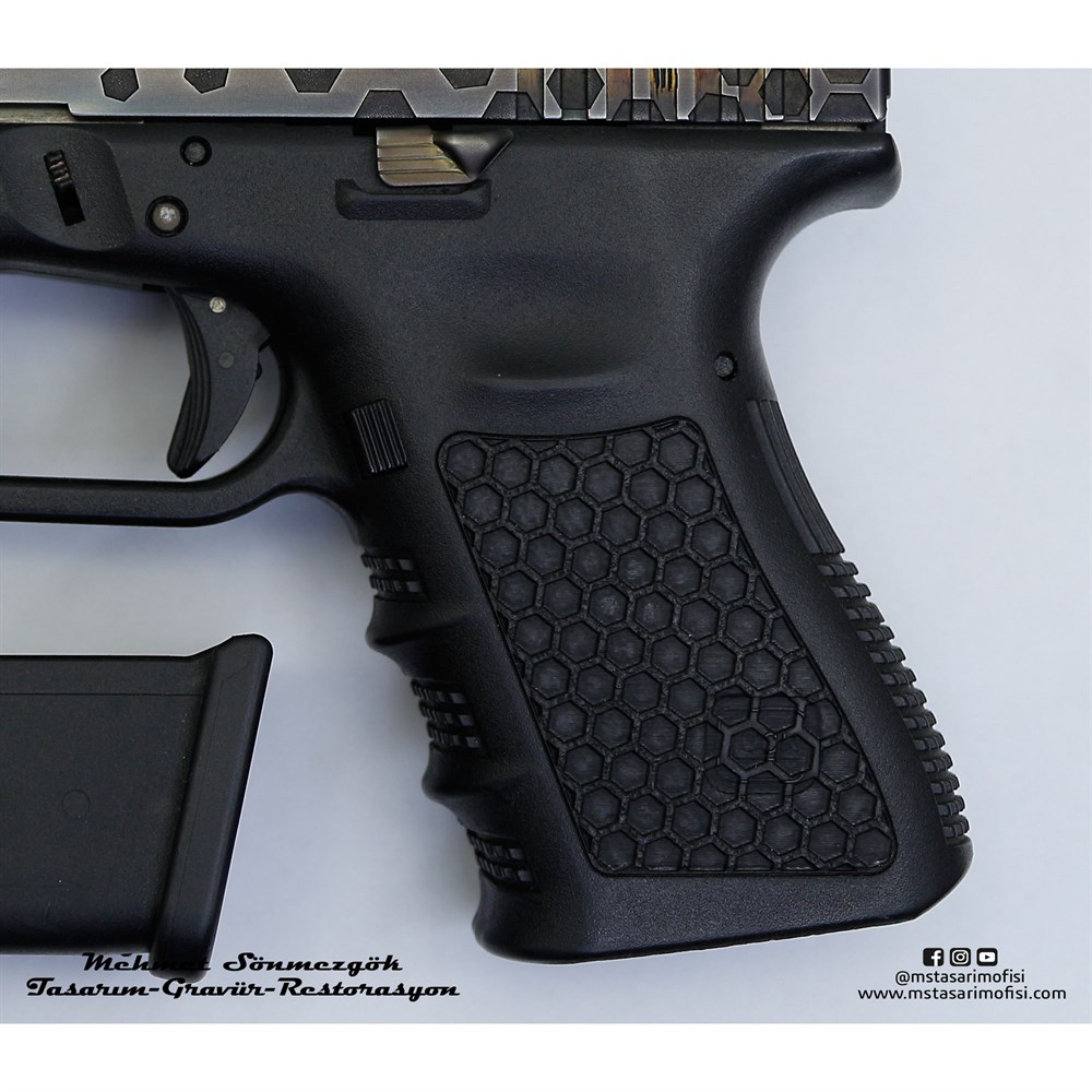 Glock 19 Gravür // Punisher