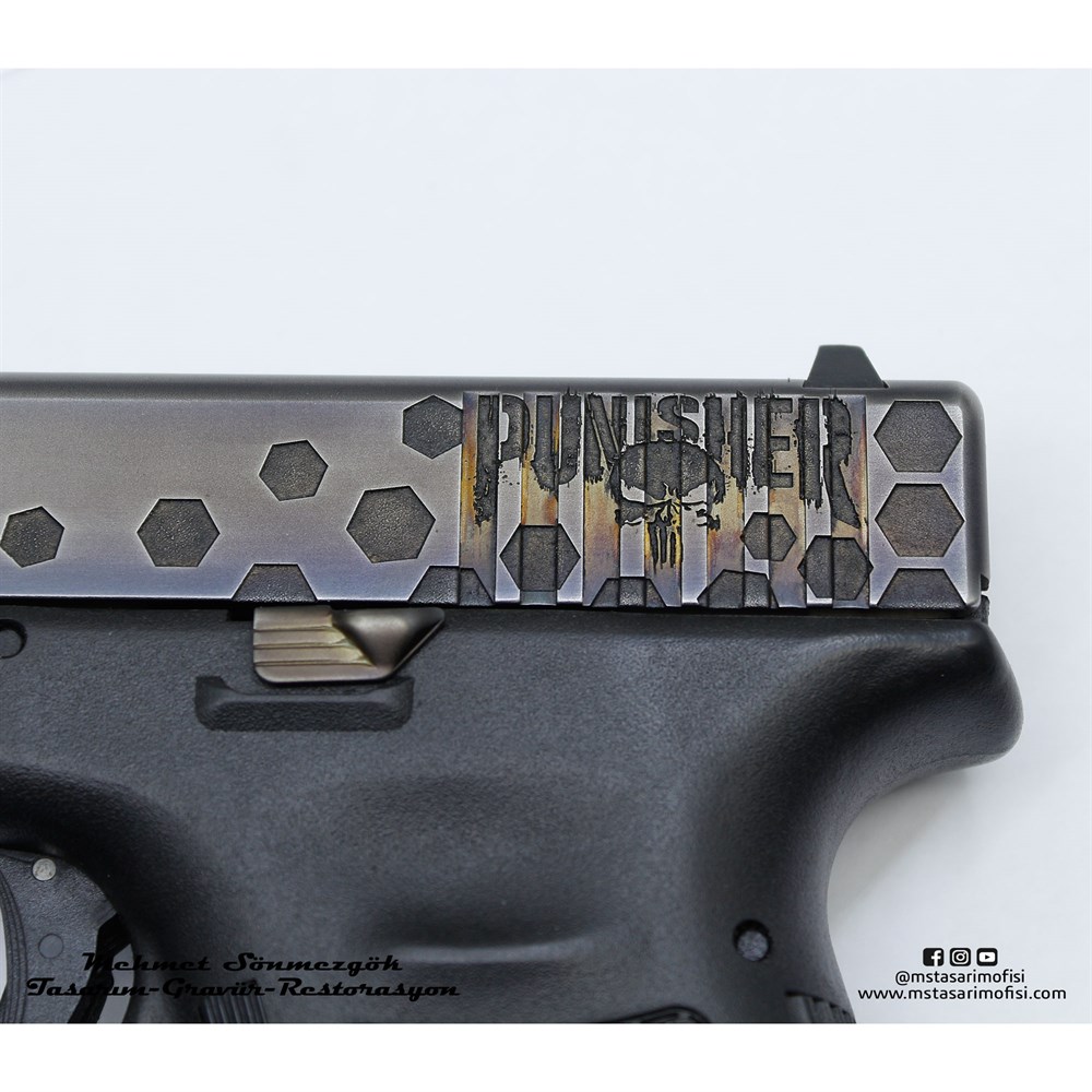 Glock 19 Gravür // Punisher