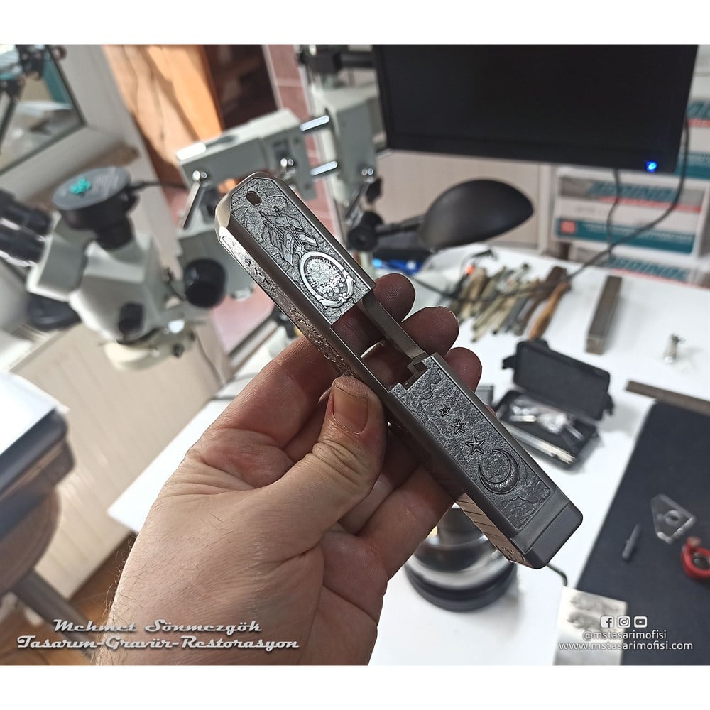 Glock 26 Gravür // Büyük Turan Devleti