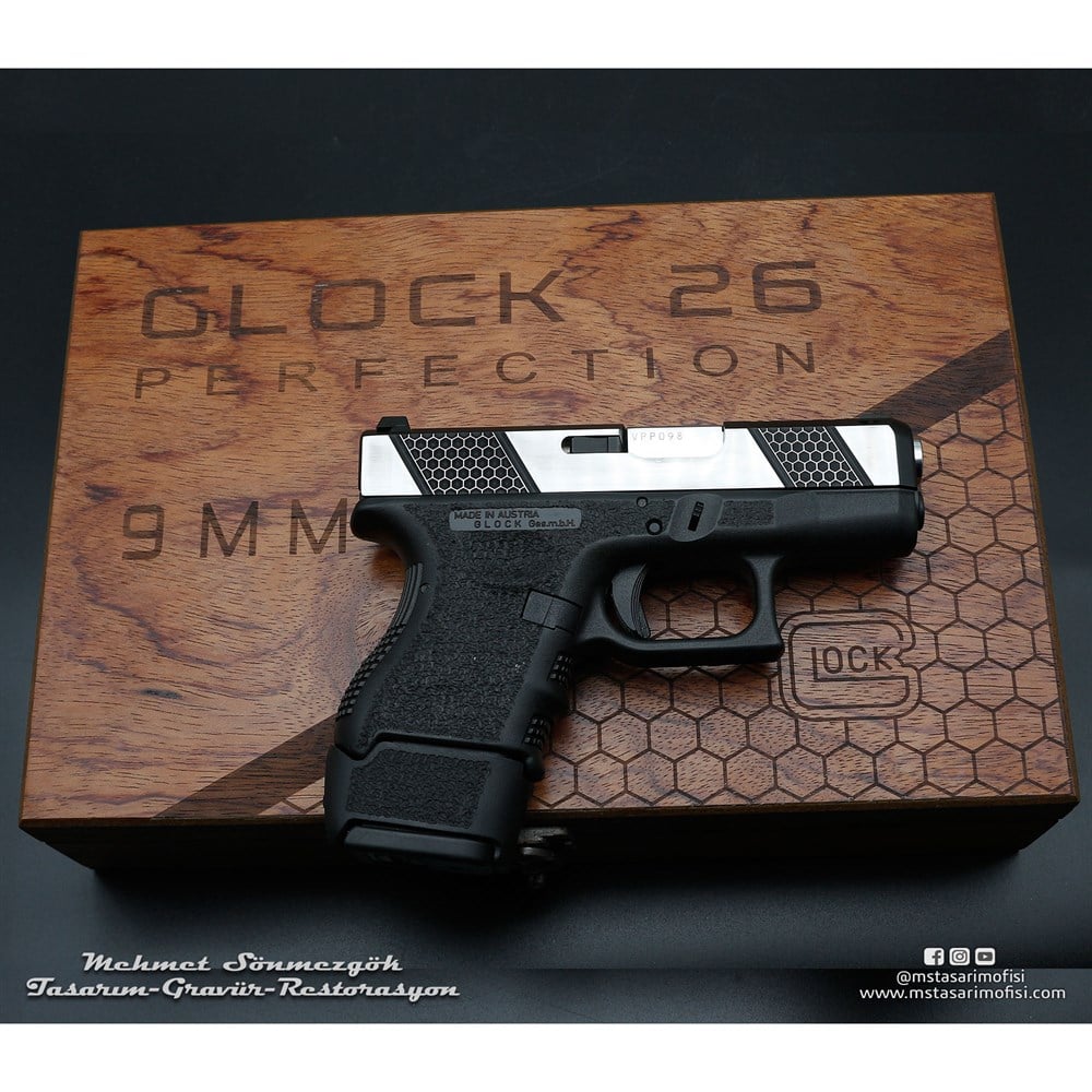 Glock 26 Modifiye // Petek Çekme Kertikli Modifiye