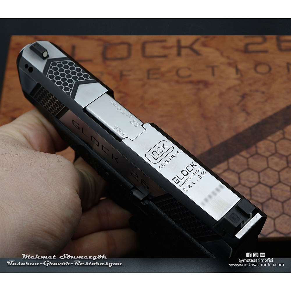 Glock 26 Modifiye // Petek Çekme Kertikli Modifiye