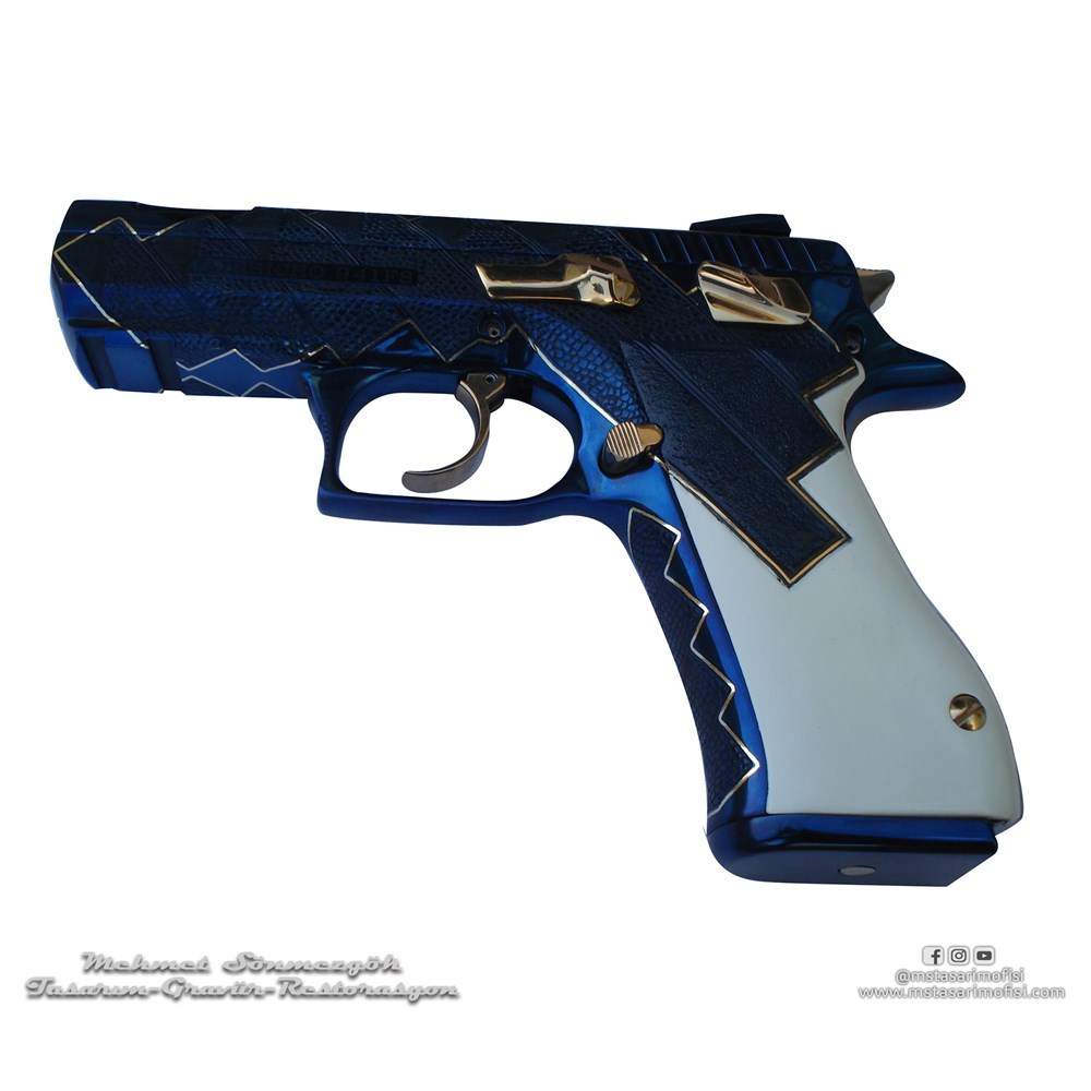 Jericho 941 Gravür // Altın Kakmalı Özel Model