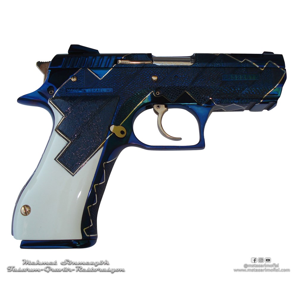 Jericho 941 Gravür // Altın Kakmalı Özel Model