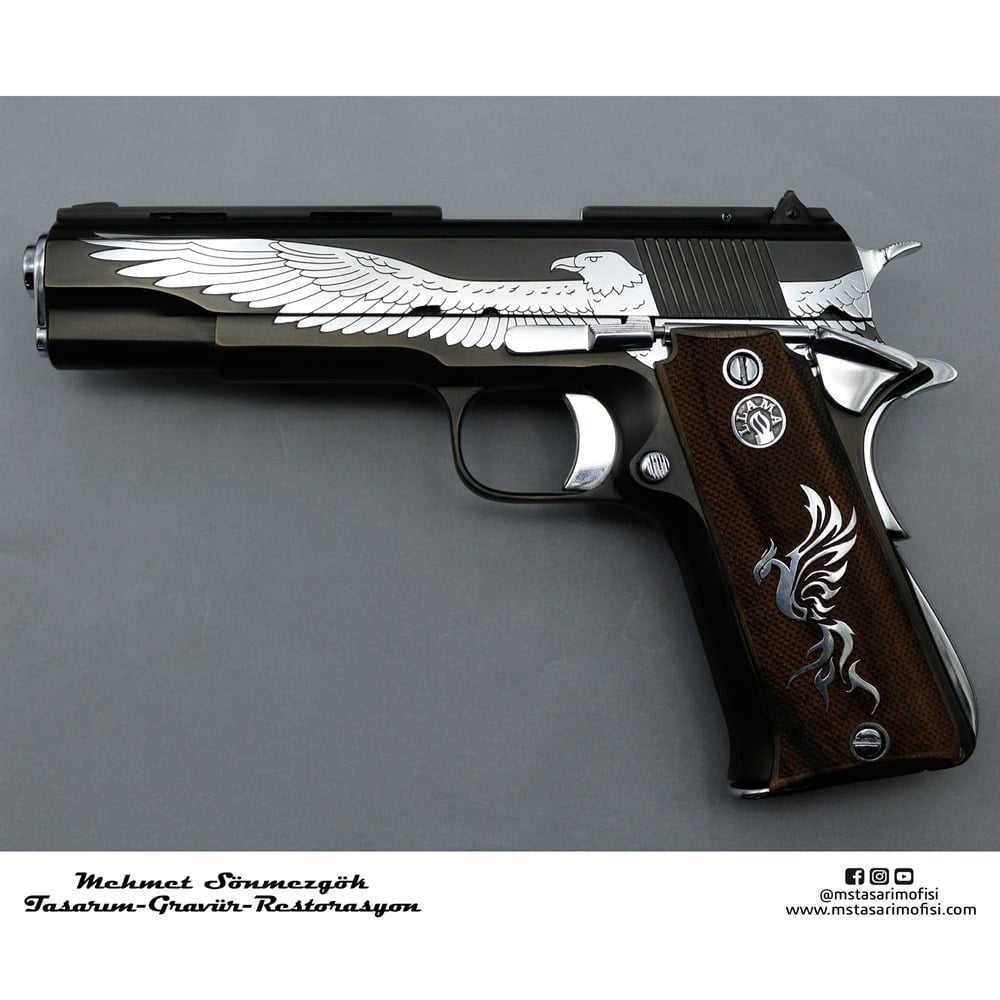 Llama 9mm Gravür // Amerikan Kartalı