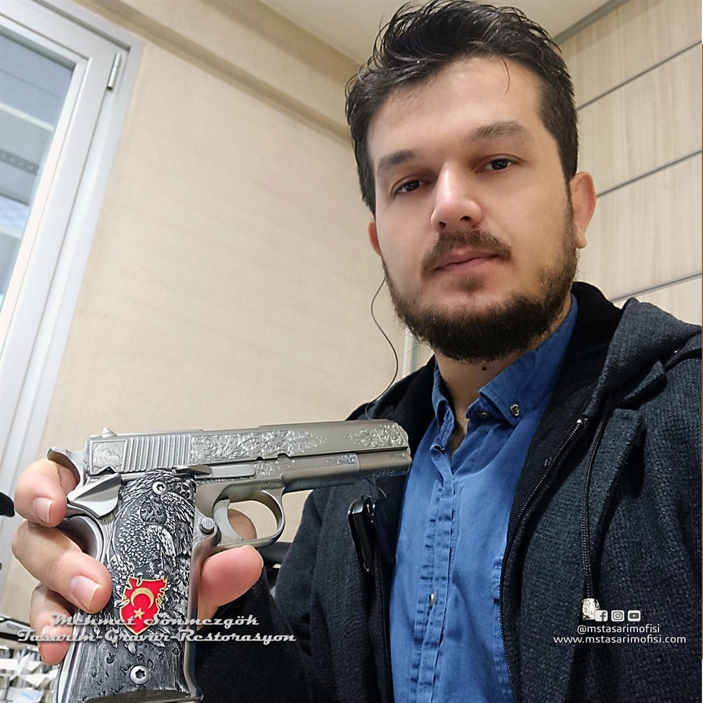 Llama 9mm Gravür // Desenli Gravür Modelimiz 1