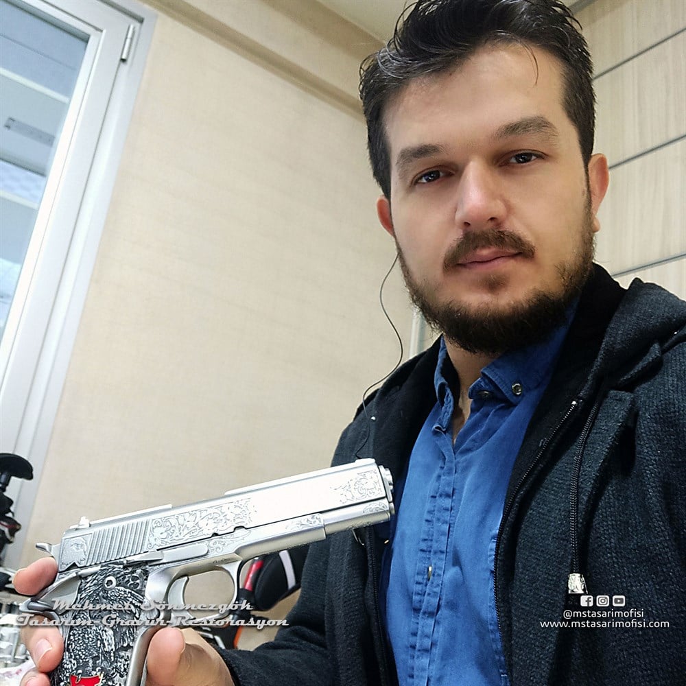 Llama 9mm Gravür // Desenli Gravür Modelimiz 1