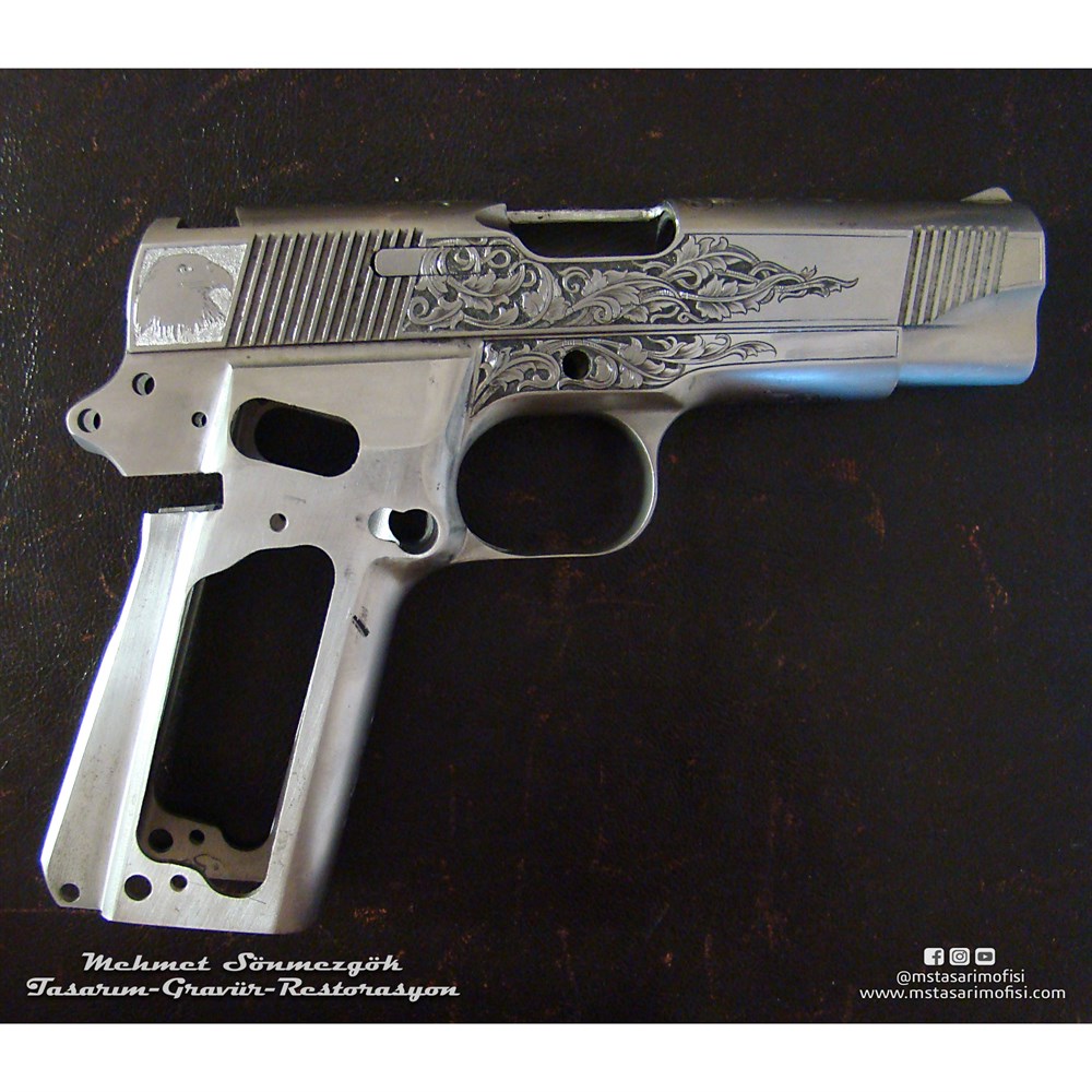 Llama 9mm Gravür // Kartal Logo,Yanaklar Gravür