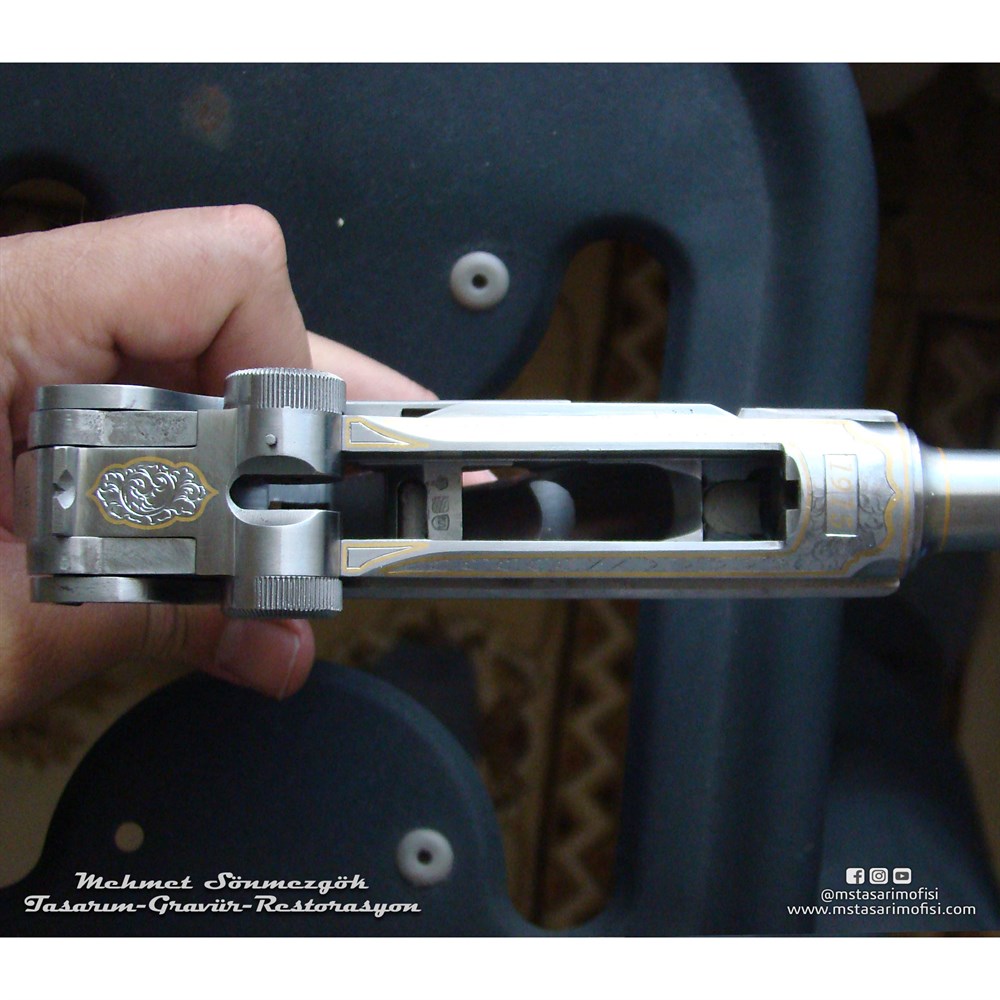 Luger P08 Gravür // Serpme Gravür Model 2