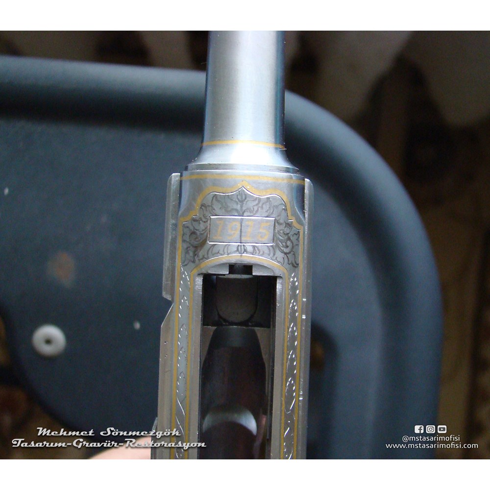 Luger P08 Gravür // Serpme Gravür Model 2