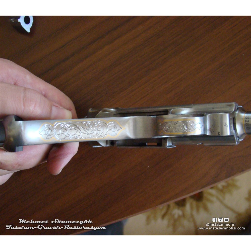 Luger P08 Gravür // Serpme Gravür Model 2