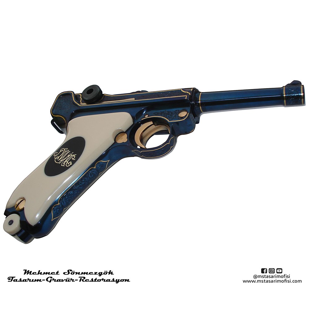 Luger P08 Gravür // Serpme Gravür Model 2