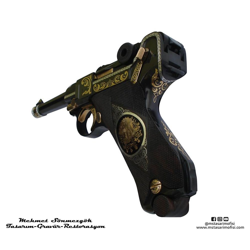 Luger P08 Gravür // Serpme Gravür Model 3