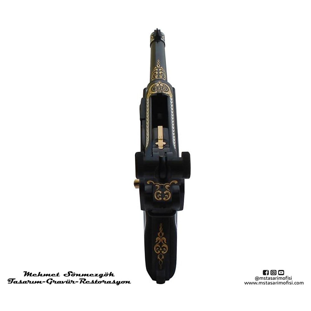 Luger P08 Gravür // Serpme Gravür Model 3