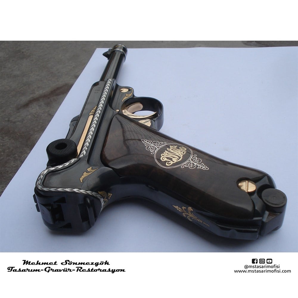 Luger P08 Gravür // Serpme Gravür Model 4