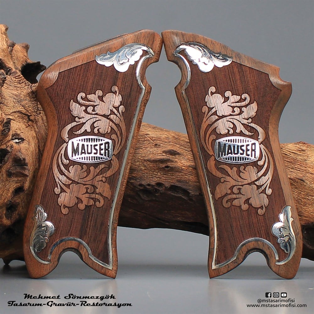 Luger P08 Kabze // Özel Tasarım,Logolu