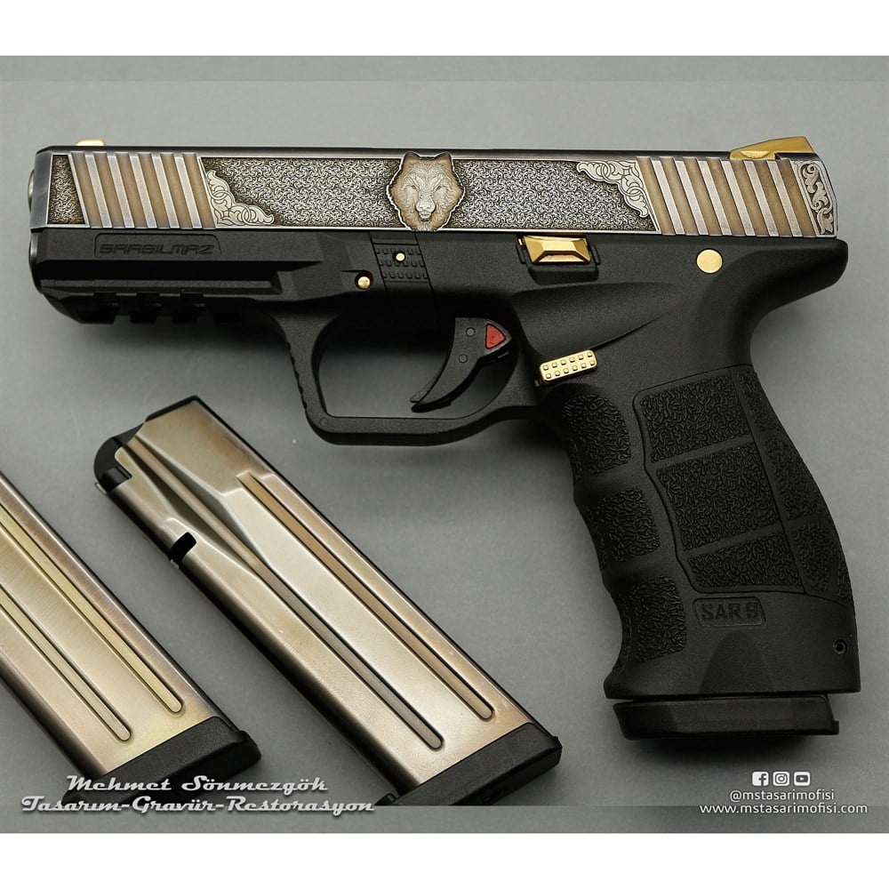Sarsılmaz Sar9 Gravür // Kurt (3D)