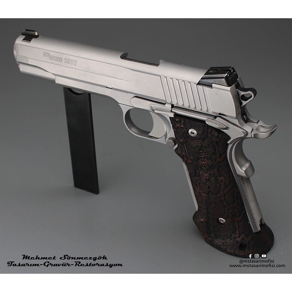 Sig Sauer 1911 Kaplama // Beyaz Krom