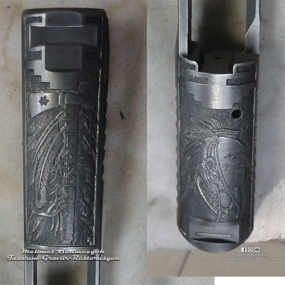 Sig Sauer P226 Gravür // Tomahawk