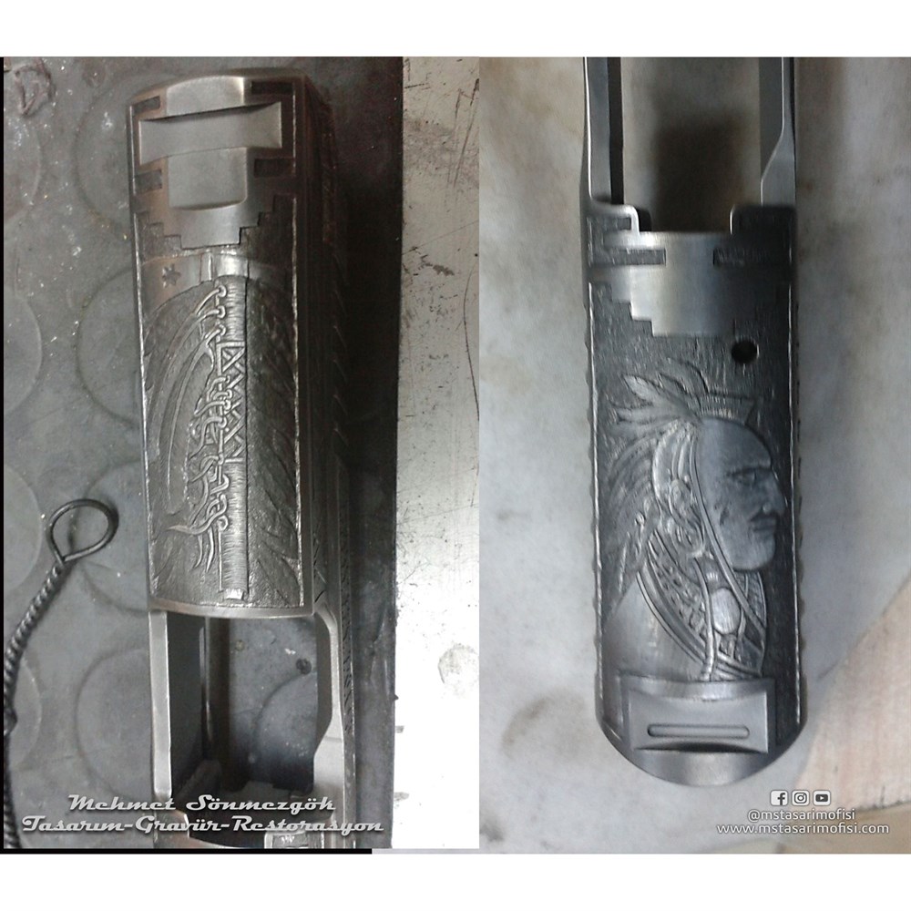 Sig Sauer P226 Gravür // Tomahawk