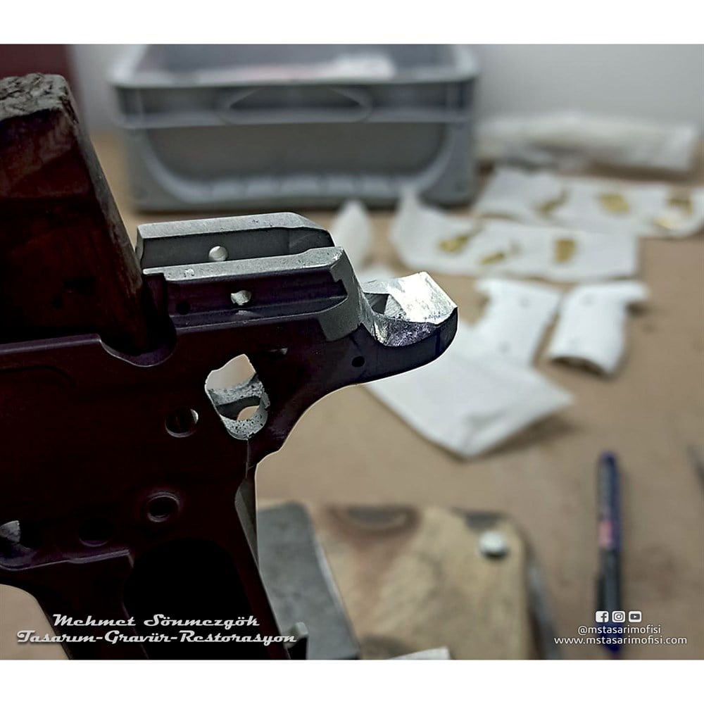 Sig Sauer P226 // Kuyruk,Çekme Kertiği Özel Modifiye
