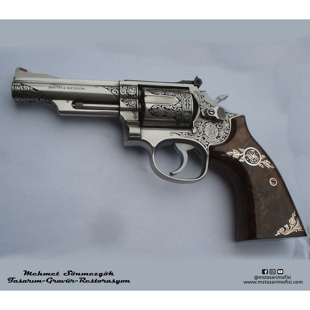 Smith & Wesson 357 Gravür // Klasik Oyma Gravür