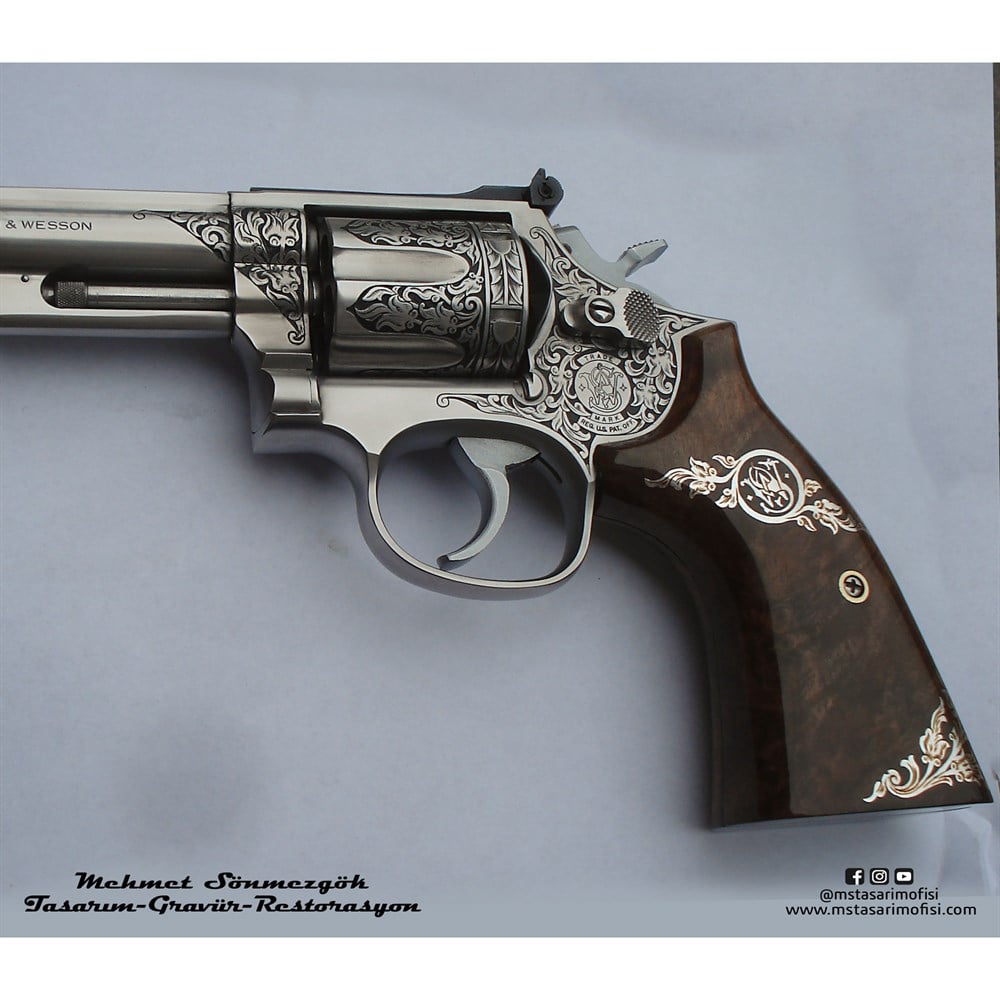 Smith & Wesson 357 Gravür // Klasik Oyma Gravür