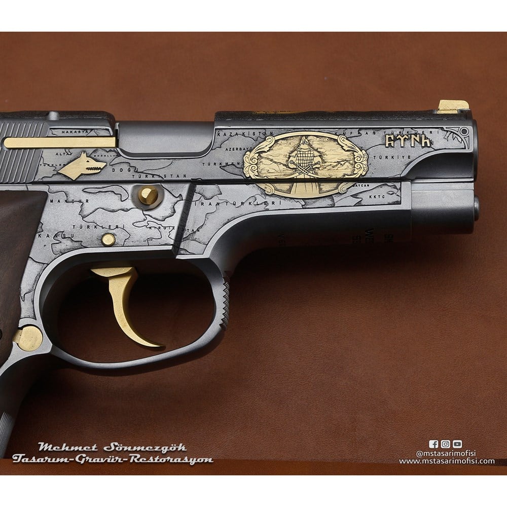 Smith & Wesson 5906 Gravür // Büyük Turan Devleti (2016 Versiyonu)