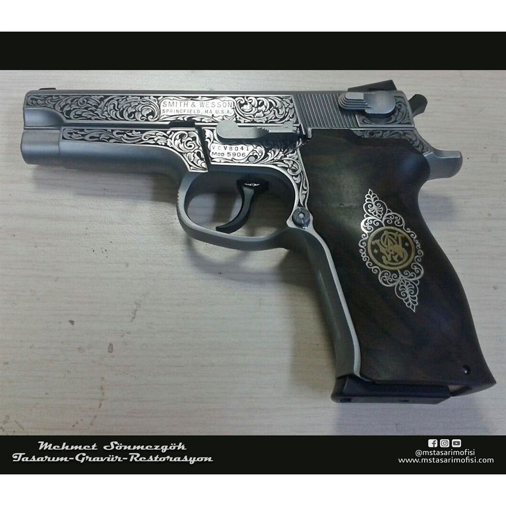 Smith & Wesson 5906 Gravür // Full Gravür