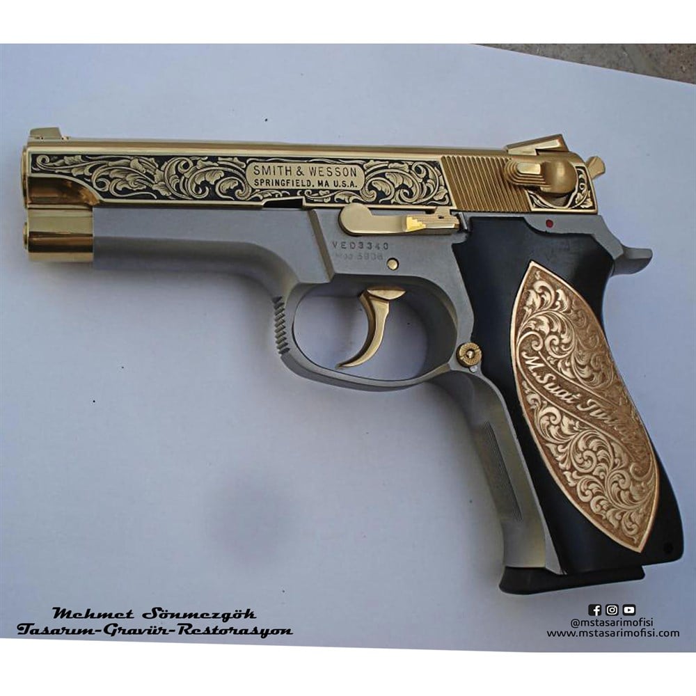 Smith & Wesson 5906 Gravür // Gravür Model 2