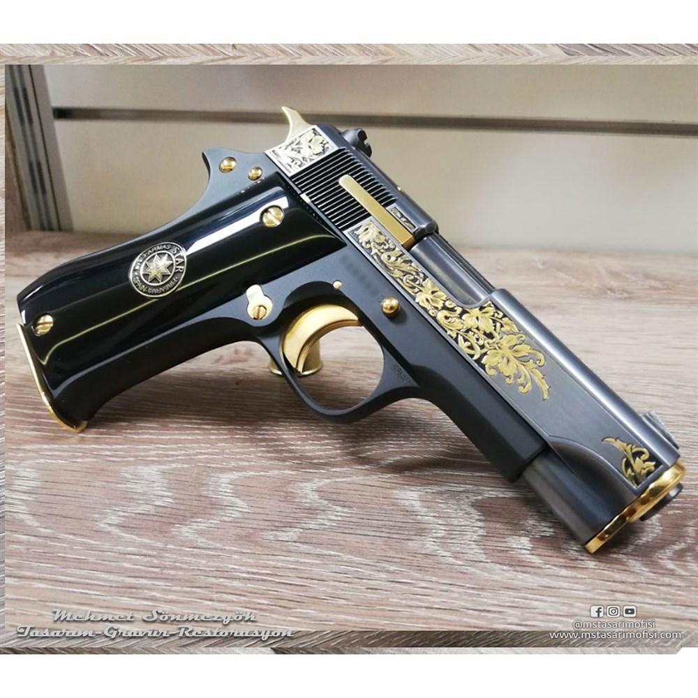 Star 9mm Gravür // Çiçek Desen