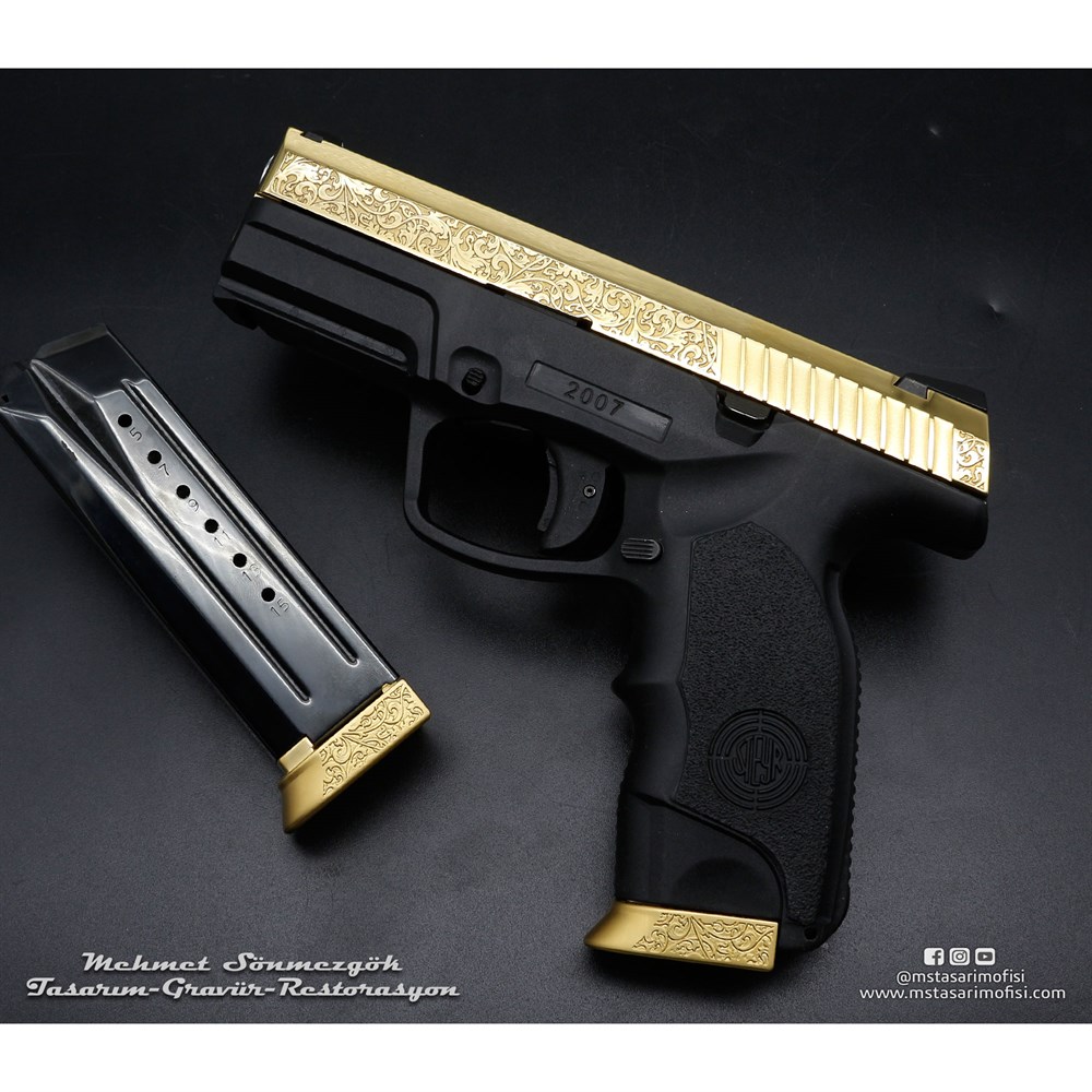 Steyr M9 A1 Gravür // İnce İşçilik Gravür,3D Logo
