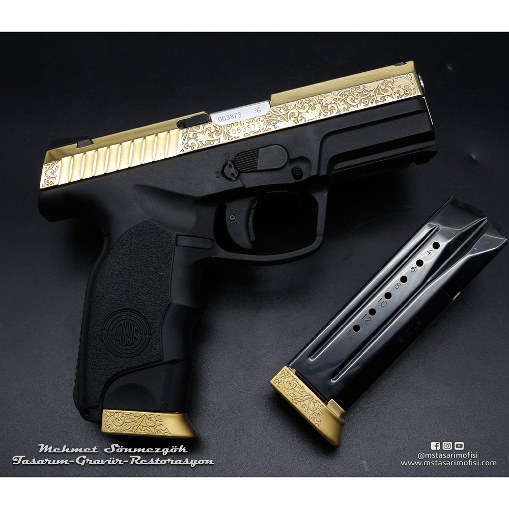 Steyr M9 A1 Gravür // İnce İşçilik Gravür,3D Logo