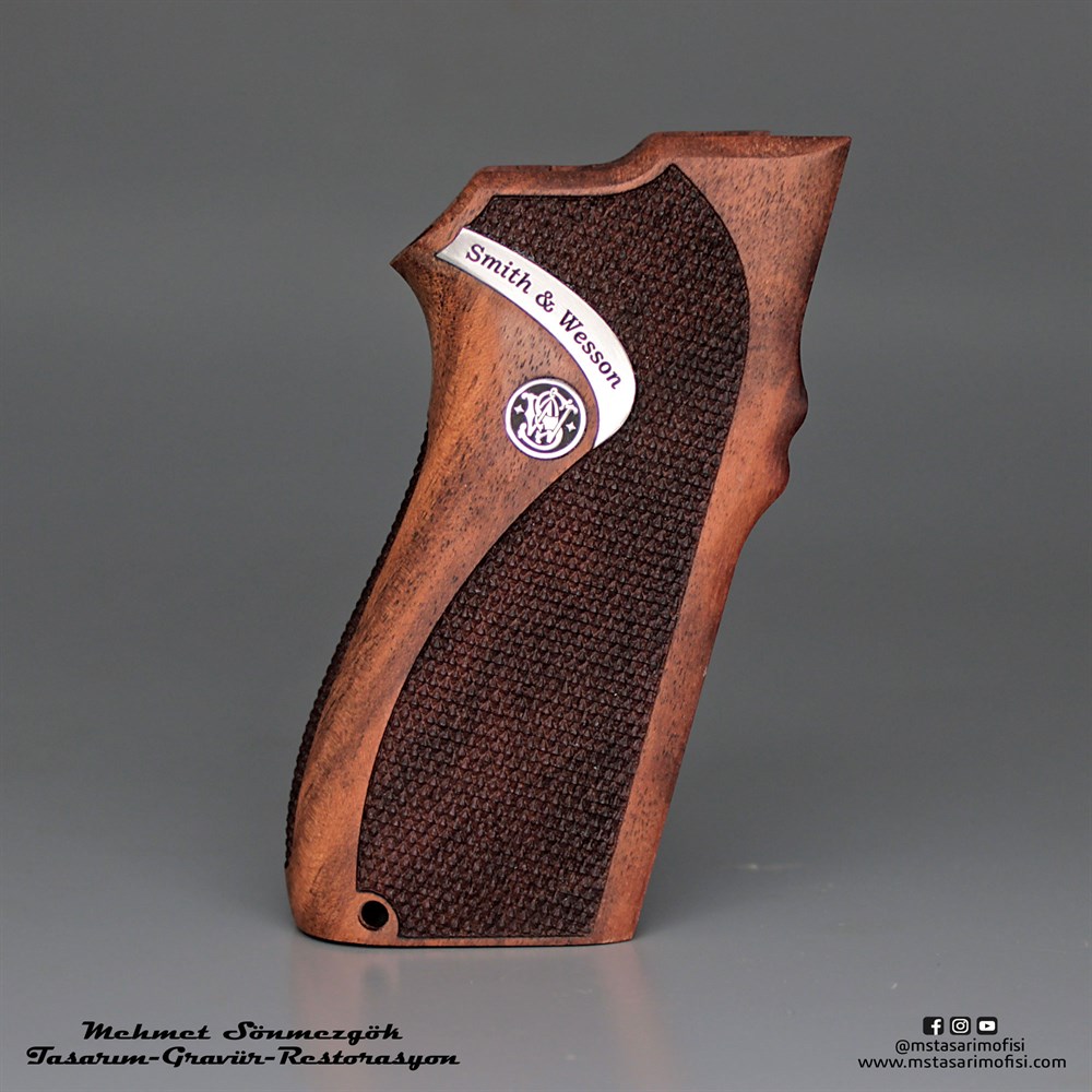 S&W 5904-5906 Kabze // SW Border Logolu,Gümüş