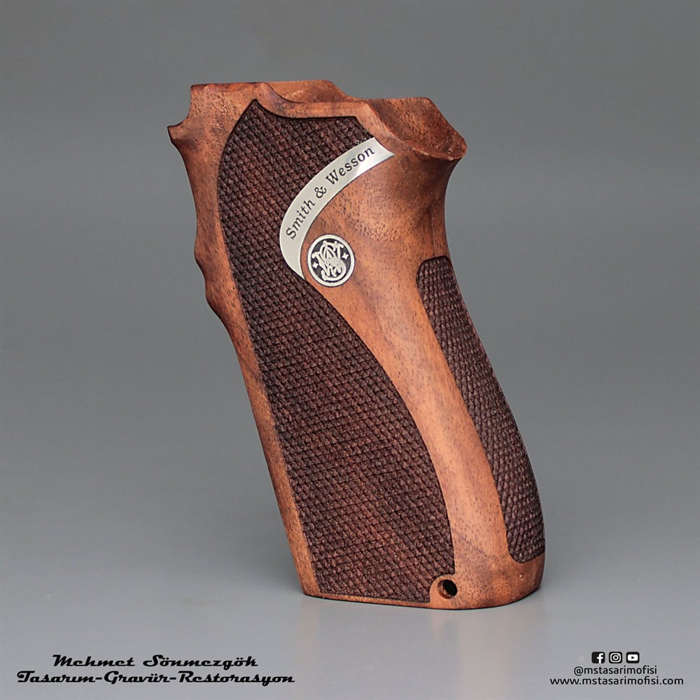 S&W 5904-5906 Kabze // SW Border Logolu,Gümüş