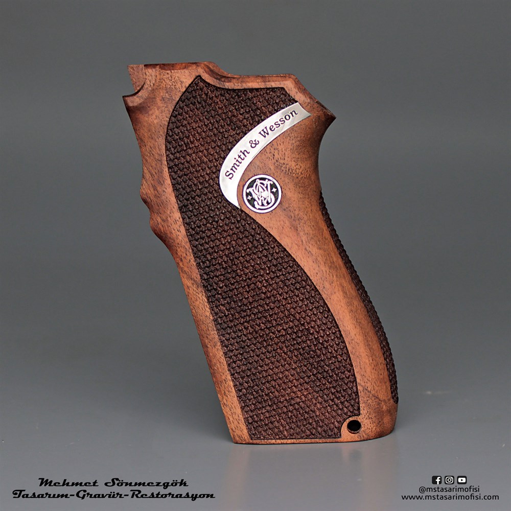 S&W 5904-5906 Kabze // SW Border Logolu,Gümüş