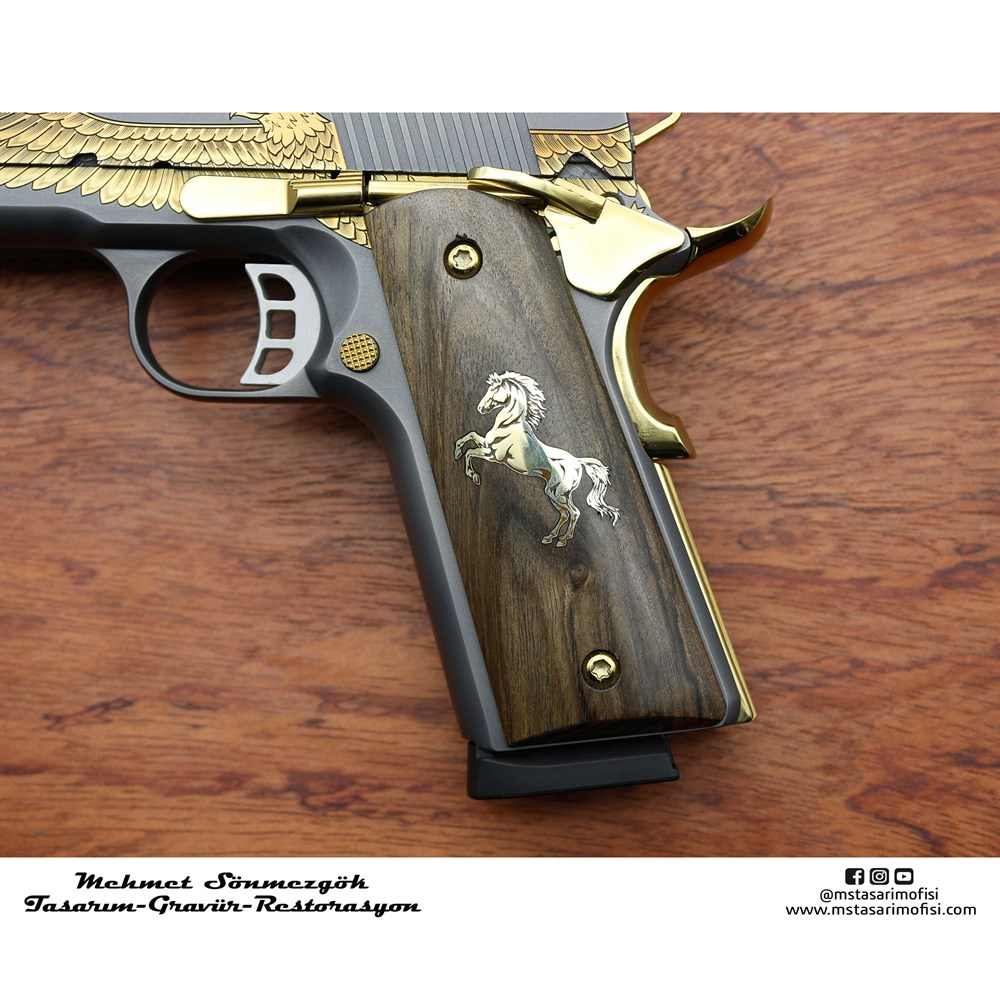 Tisaş 1911 Gravür // Amerikan Kartal (Detaylı Model 2)