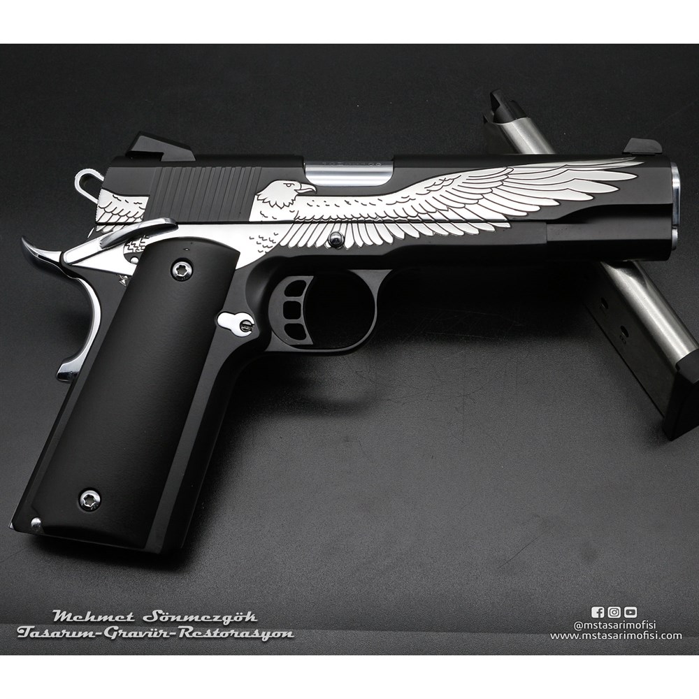 Tisaş 1911 Gravür // Amerikan Kartal (Klasik Model 2)