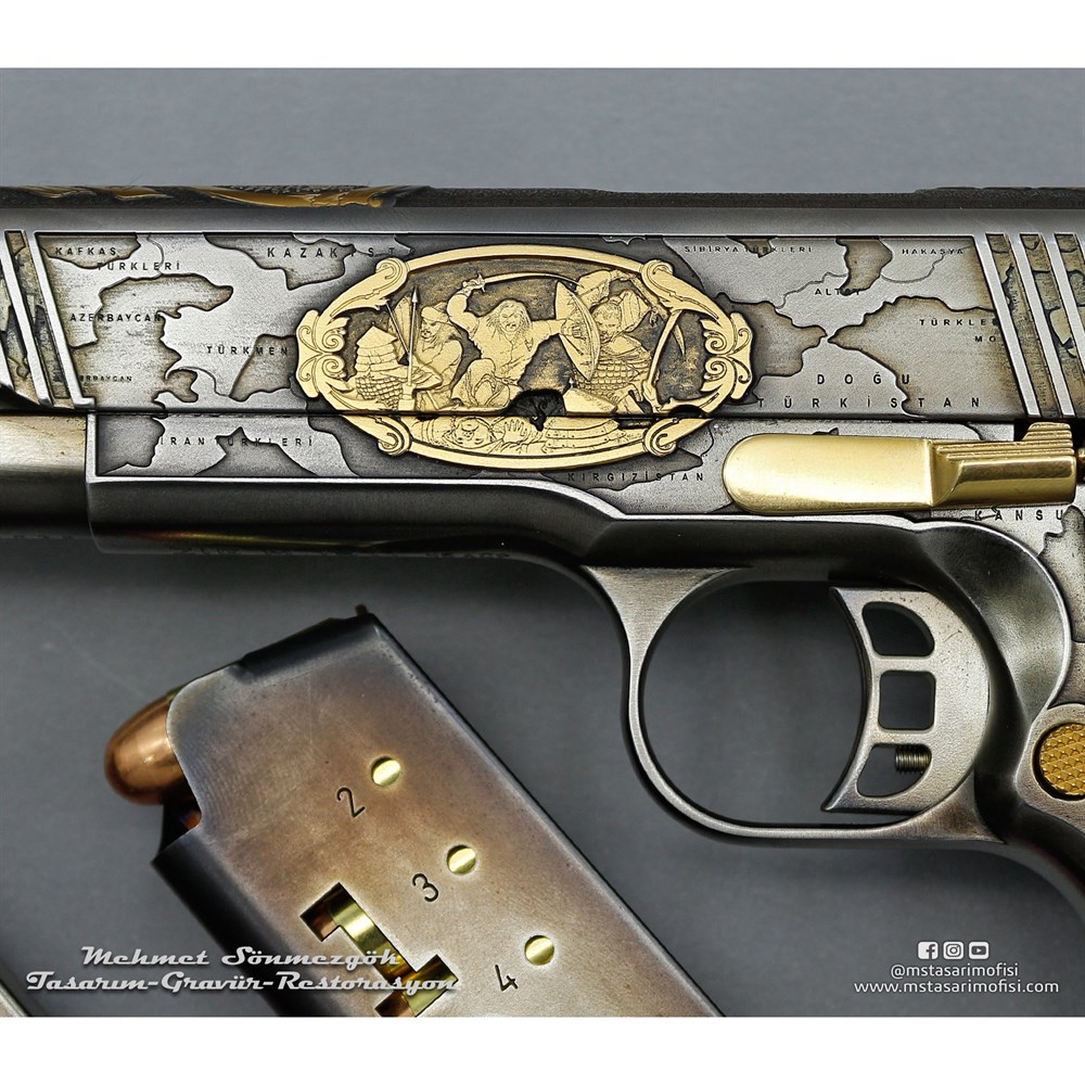 Tisaş 1911 Gravür // Büyük Turan Devleti,Model 3