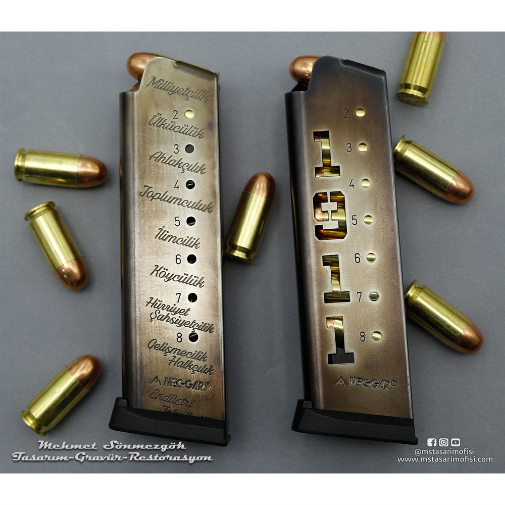 Tisaş 1911 Gravür // Büyük Turan Devleti,Model 3