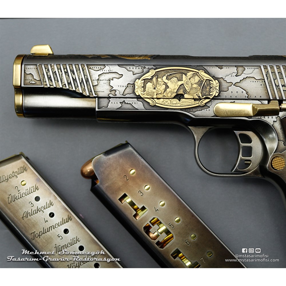 Tisaş 1911 Gravür // Büyük Turan Devleti,Model 3