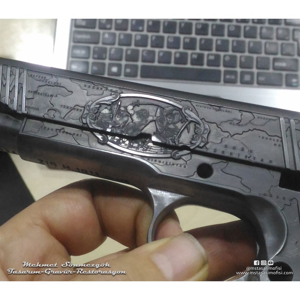 Tisaş 1911 Gravür // Büyük Turan Devleti,Model 3