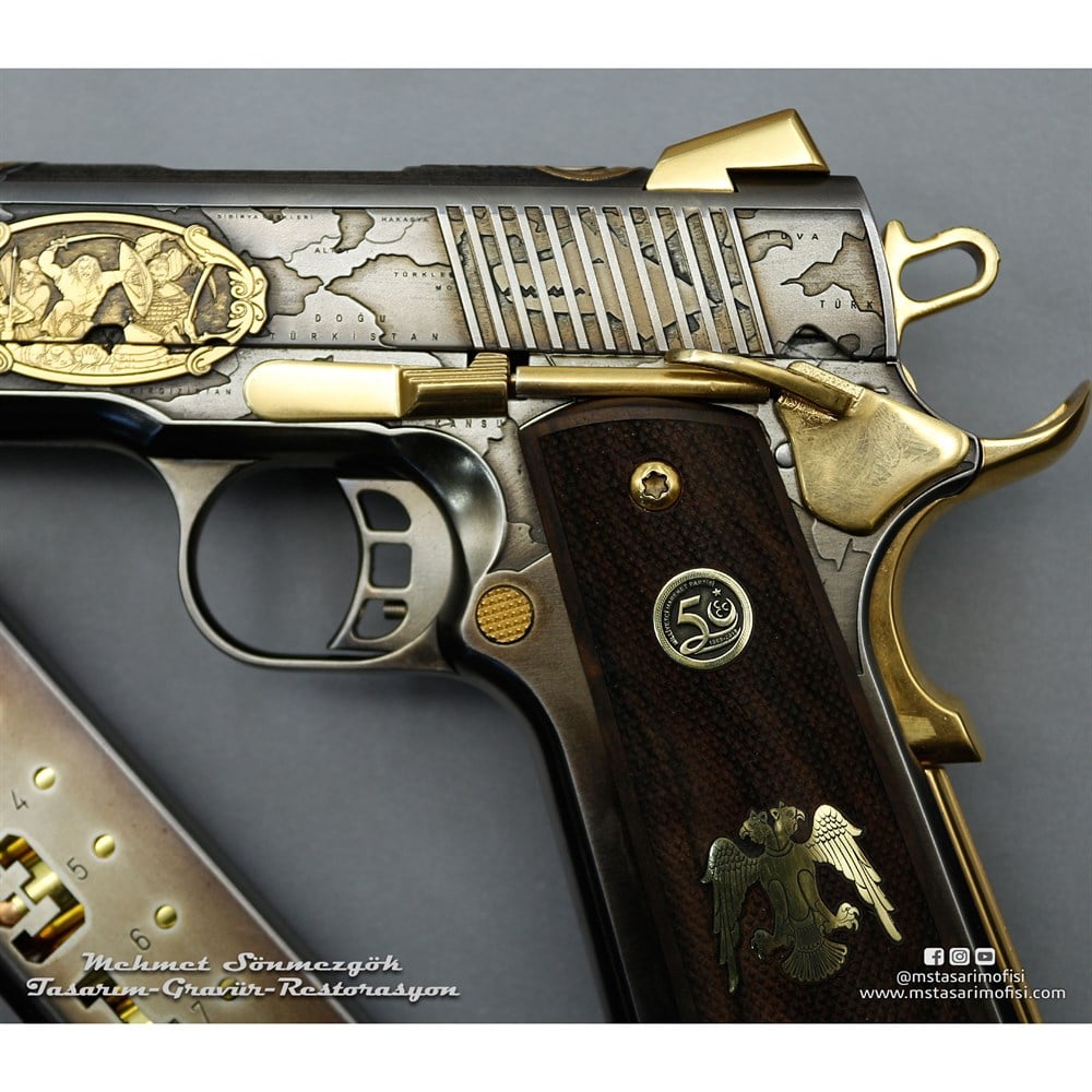 Tisaş 1911 Gravür // Büyük Turan Devleti,Model 3